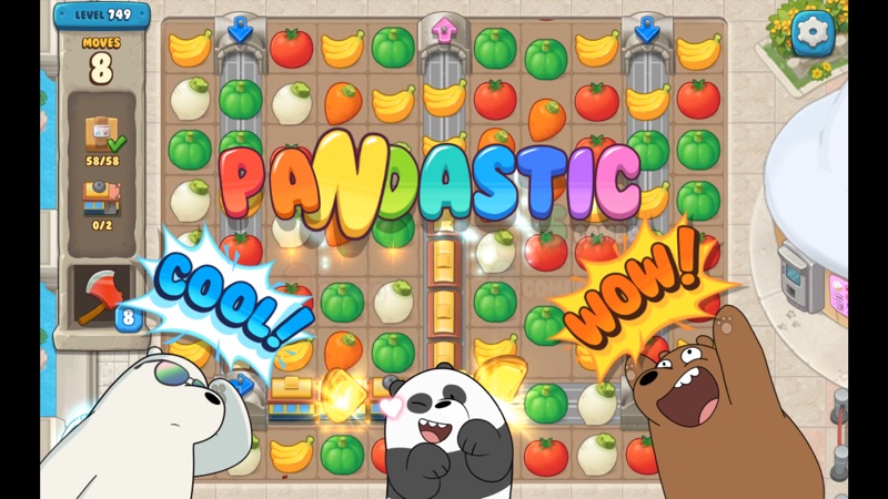 We Bare Bears: Match3 Repairs screenshot 5