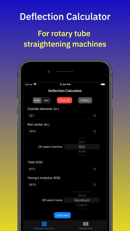 Deflection Calculator