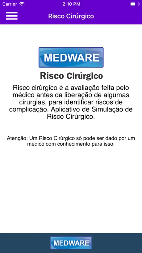 Risco Cirúrgico