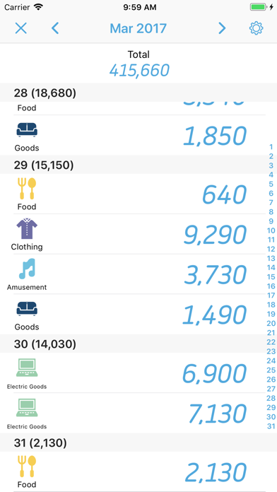 Screenshot #10 for Pay Chart