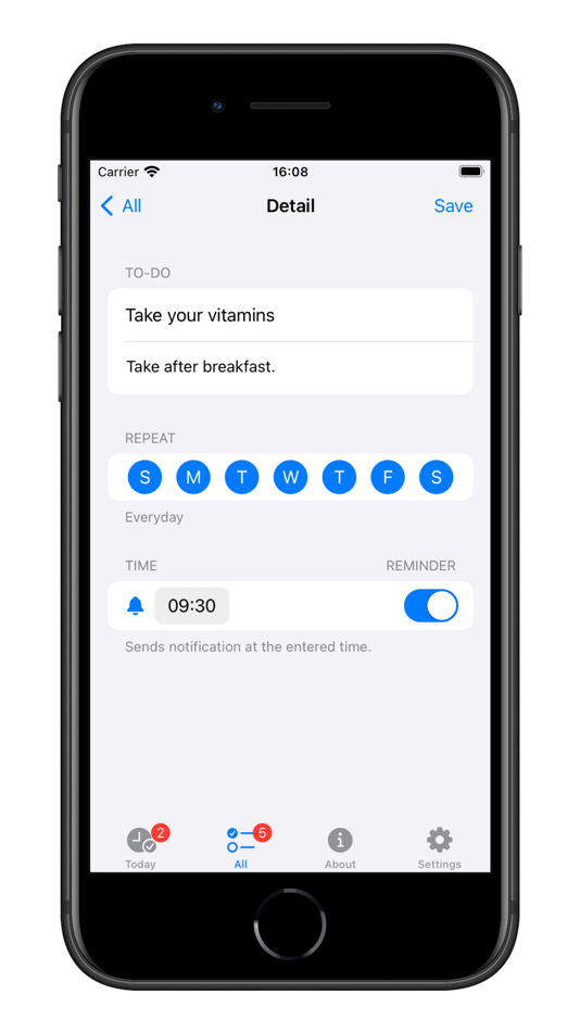 #3. Daily - To-Do (macOS) 由: Bulent Colak