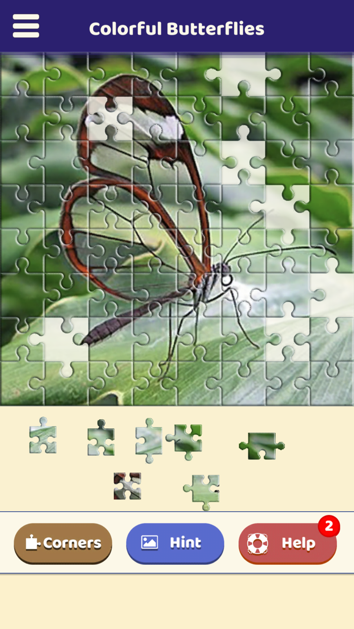 Colorful Butterflies Puzzle