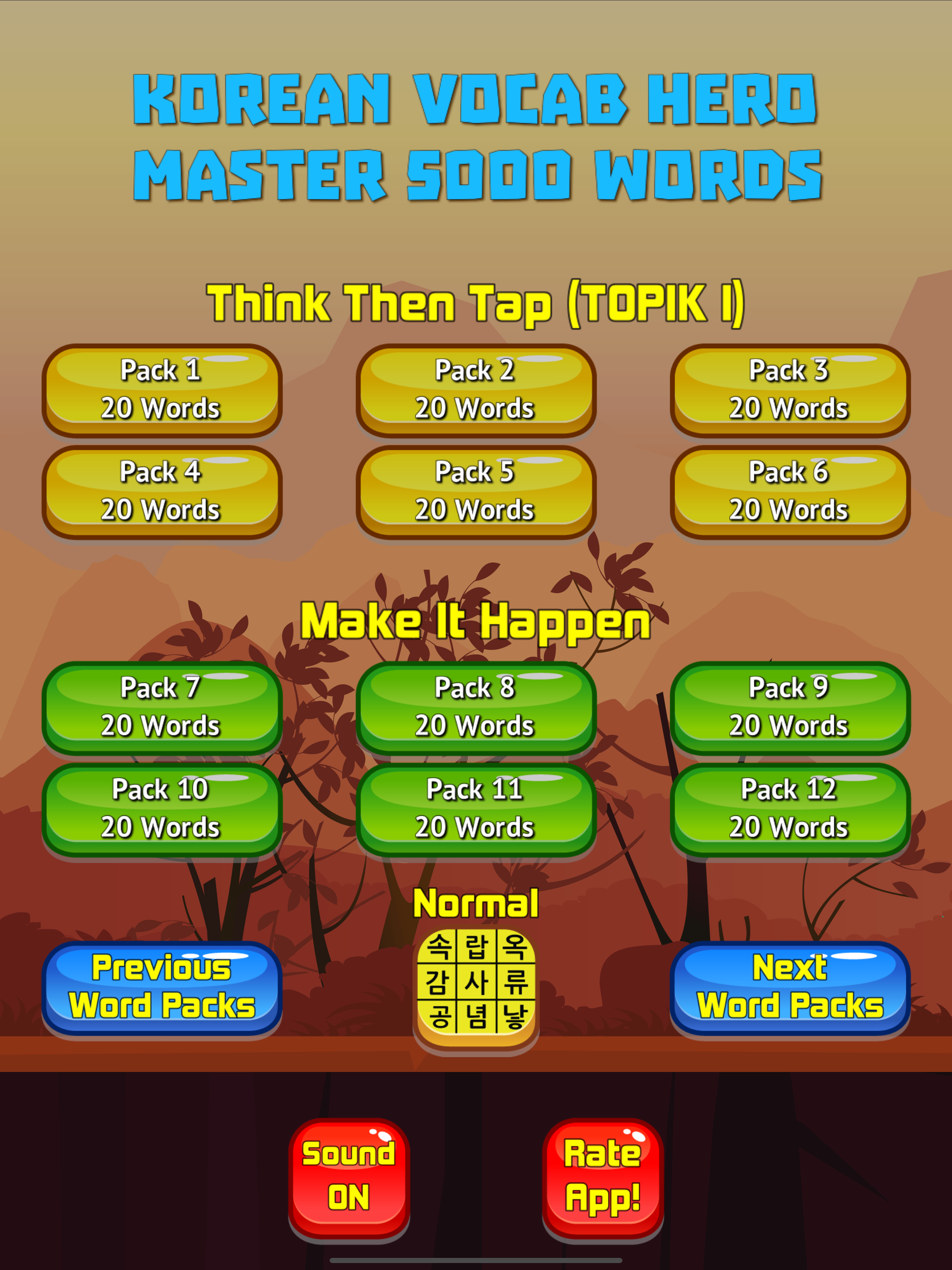 Korean Vocab Hangul Hero
