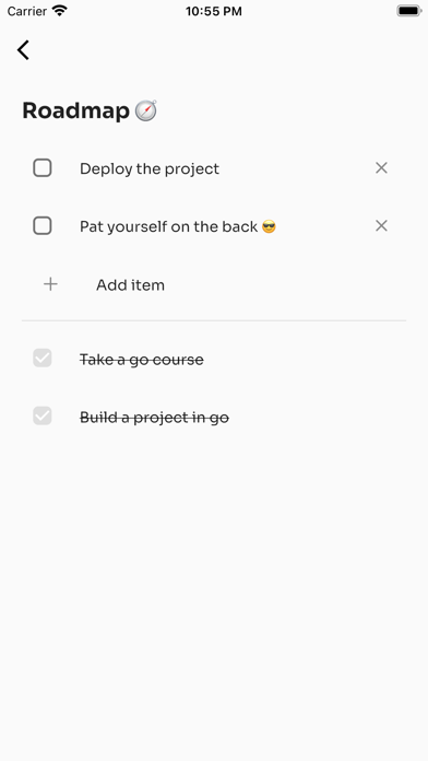 Checklist - Get things done Screenshot