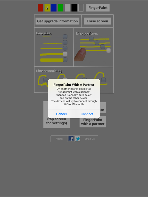 FingerPaint With Partners iPad screenshot 4 - Entertainment app