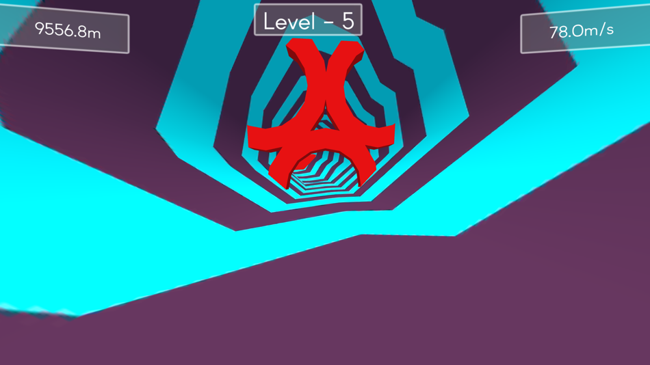 #8. Tunnel Rush ! (iOS) By: Ashima Prabhakar