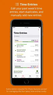 timery for toggl iphone screenshot 2