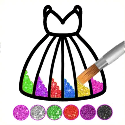 Glitter Dress Coloring Game Cheats