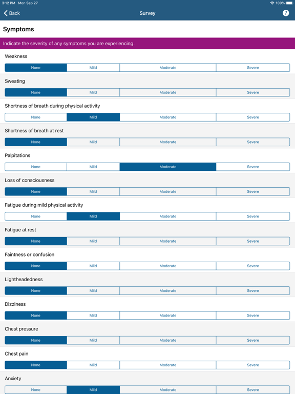 AFib Manager iPad screenshot