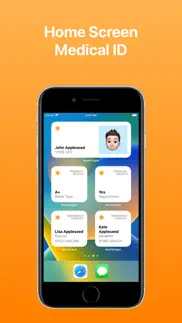 mediwidget: medical id widgets iphone screenshot 2