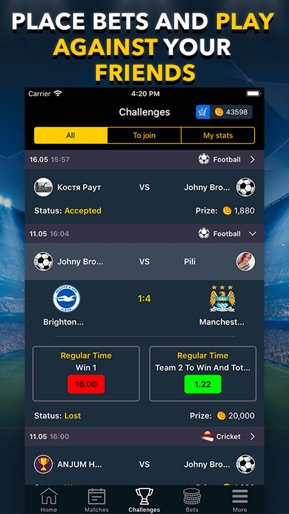 Sports Betting Game - BET UP screenshot 5