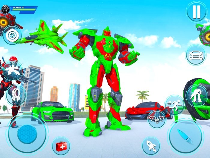 Spider Hero Robot War Fighter