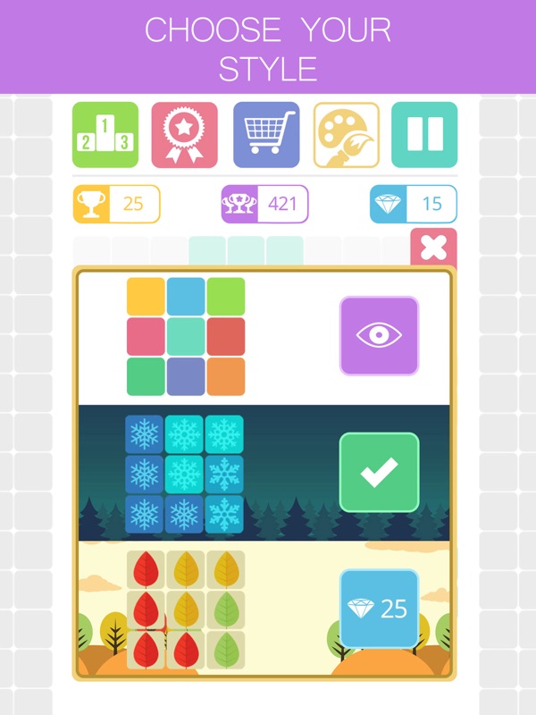 10x10 : fill the grid ! screenshot 10