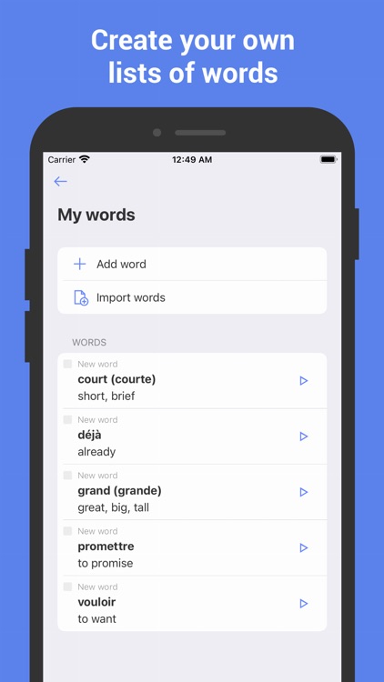 Learn French with Flash cards!