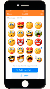 Stickers emojis for iphone screenshot