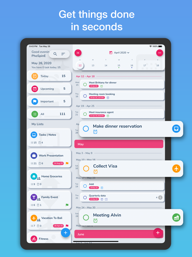 HibiDo: Todo, Calendar & Notes Screenshot