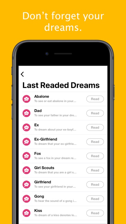 Dream Dictionary & Meaning