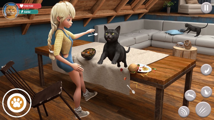 Kitten Cat jogos Pet simulador na App Store