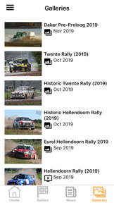Rally Results screenshot
