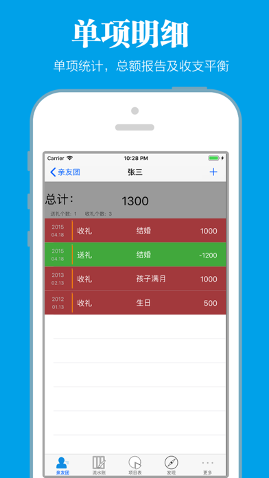 礼金簿－红包份子钱 screenshot
