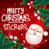 Christmas Stickers -WA Message