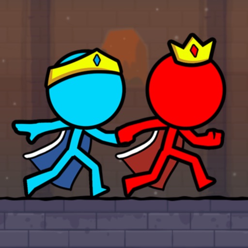 Red and Blue Stickman 2 Icon