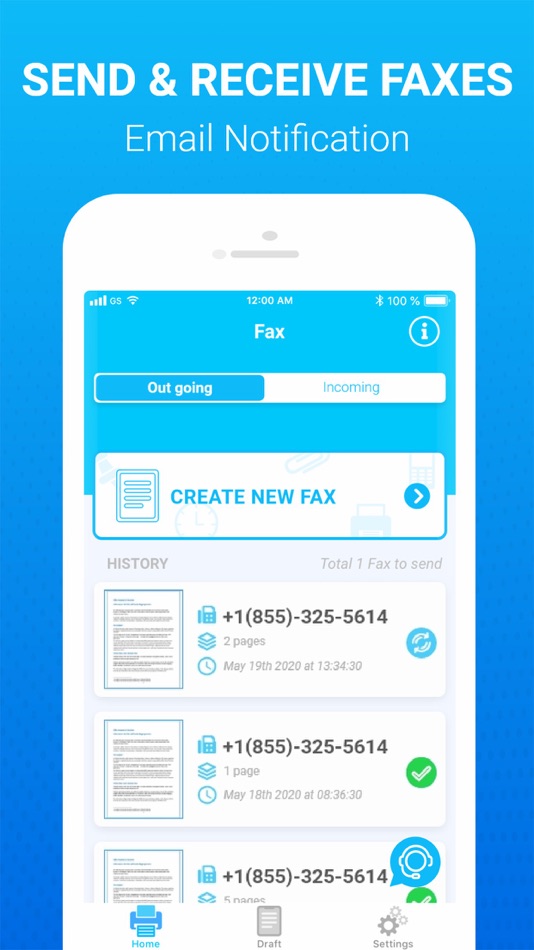 #3. Fax From IPhone: Send &Receive (iOS) 由: Ringtones LLC