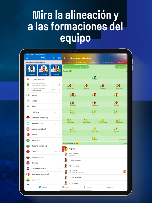 ‎Sofascore: Marcadores en vivo Screenshot