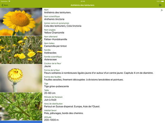 Screenshot #6 pour Fleurs Sauvages Suisse Finder