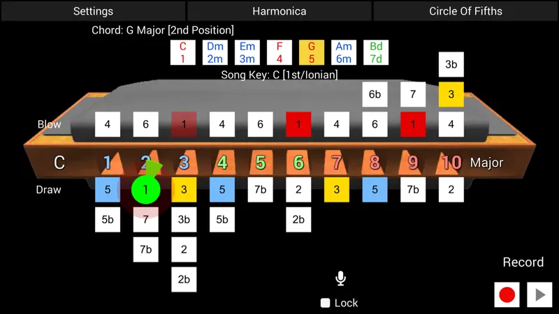 HarpNinja Diatonic Harmonica screenshot 1 of 5