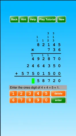 Game screenshot Multiplication School ! ! hack