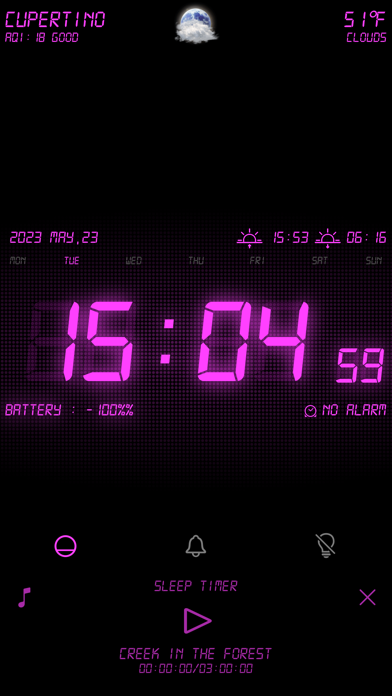 Screenshot #3 pour Clock Alarm..