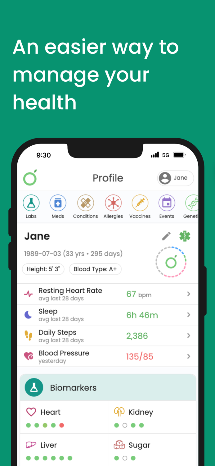 Guava Personal Health Tracker