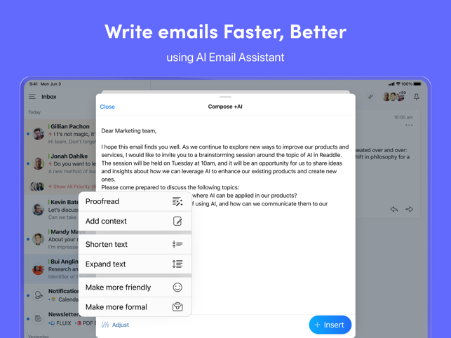 ‎Spark Mail + AI: Email Inbox Screenshot