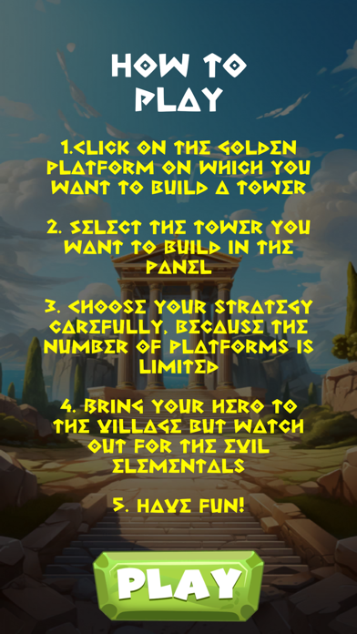 Olympus Flame Defense Screenshot