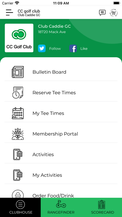CC Golf Club Screenshot