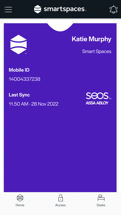 Smart Spaces Experience Screenshot