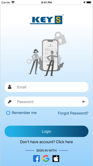Keys App Screenshot