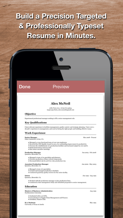 Screenshot #1 pour Resume Star: Pro CV Maker