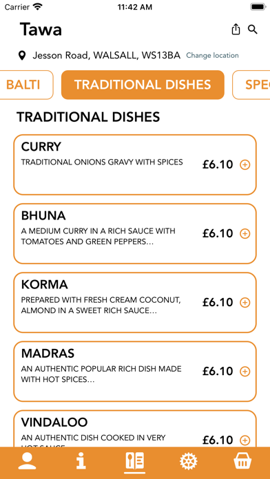 Tawa Indian Kitchen Screenshot