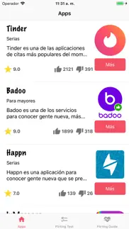 apps para ligar, chats y citas iphone capturas de pantalla 1