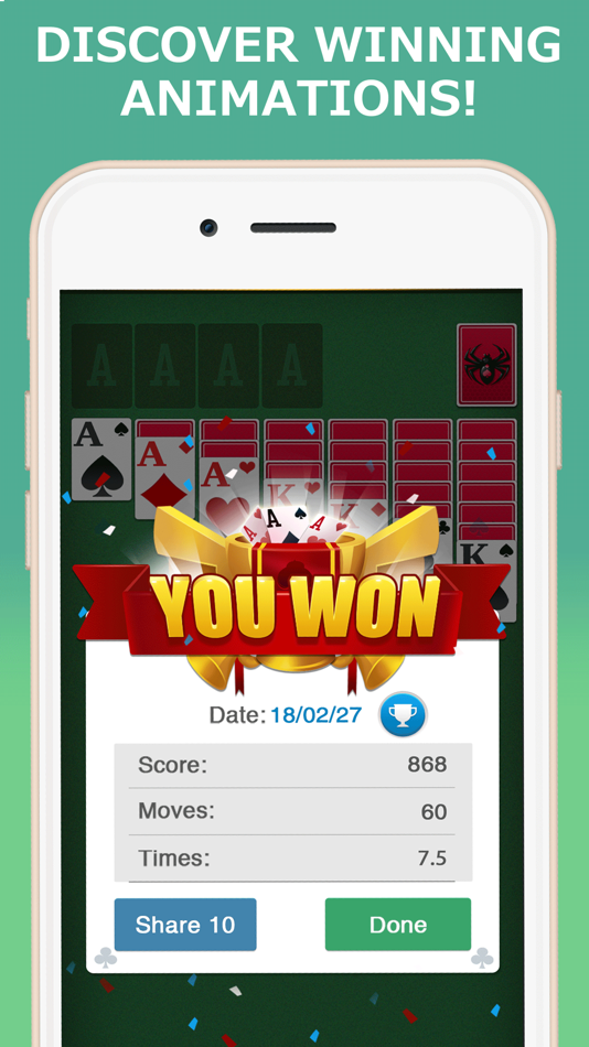 #4. Solitaire Ⓞ (iOS) 来自: GHOST STUDIO Co., Limited