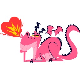 The Funny Dragon stickers
