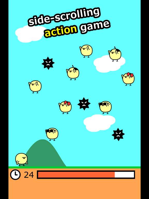 Feed Chicks! - weird cute game iPad screenshot 4 - Games app