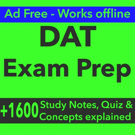 DAT Exam Prep : +1600 Q&A Cheats