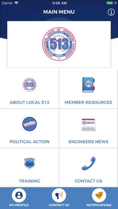 IUOE 513 Screenshot