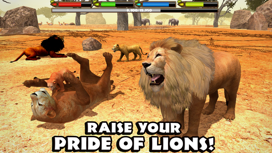 #3. Ultimate Lion Simulator (iOS) Podle: Gluten Free Games