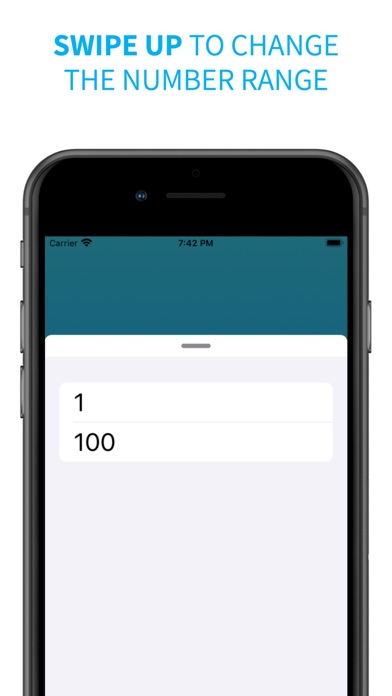 Random Number Generator App! Screenshot