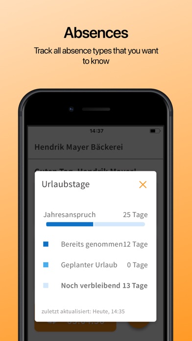 Crewmeister for employees Screenshot