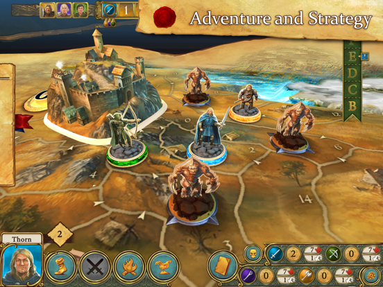 Legends of Andor iPad app afbeelding 1